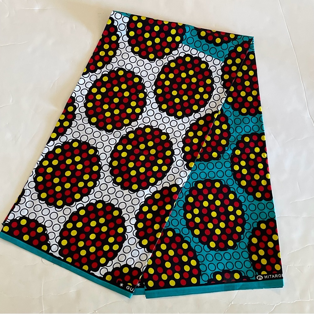 African Print Ankara Multicolor Cotton Fabric